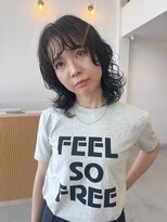 エマン(AIMANT)&nbsp;ミディアムパーマ　アンニュイミディ
