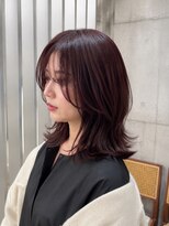 フィルムス 横浜(FILMS+)&nbsp;ダークパープル/クラゲカット/顔周りレイヤー/くびれレイヤー