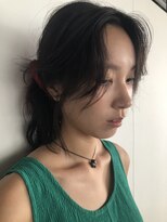 ナヌーク シブヤ(nanuk shibuya)&nbsp;パーマヘアをさくっとまとめてアレンジを