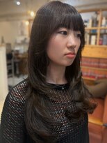 ヘアワン(HAIR One)&nbsp;オリーブベージュ×ロングレイヤー