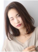 大人かわいい似合わせロブ