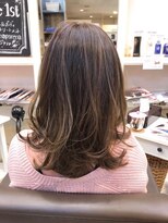 ナナナ パレナ 大津膳所店(nanana parena)&nbsp;Bfore→After　ゆるミディデジタルパーマ　【nanana parena】