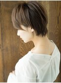 ヴェールウェーブブルージュアシメ似合わせカットショート