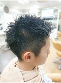 ツーブロック爽やかショート