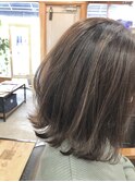 ふんわりアッシュベージュハイライト♪