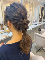 ジーナ 札幌(Zina)&nbsp;【Zina札幌】イメチェン毛先パーマ耳かけ×フォギーベージュ