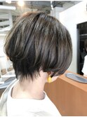 カラーで作る大人ショートボブ