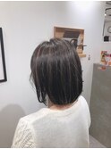 ハイライト/ワンレン/ボブカット