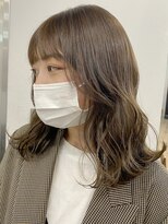 キラ 渋谷(KILLA)&nbsp;グレージュ　ベージュ　韓国　エアリーミディ　榎園由美