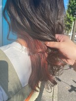 サミット アメ(SUMMIT ame.)&nbsp;【 tomona 】 オレンジピンク インナーカラー