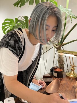 ウォーター 表参道(WATER) ハイトーンボブ【表参道】@water.hair