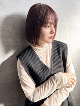 ビームズ ヘアー ブラン(Bee ms HAIR Blanc+) ボブショートボブベージュカラーブリーチしない透明感カラー