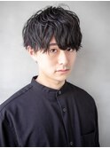 メンズ/ニュアンスパーマ/マッシュ/上野駅
