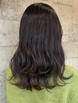 ミルヘアデザイン(mil hair design)&nbsp;レイヤーカットアッシュカラーグレージュ透明感カラー前髪