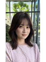 アメリ バイ アピッシュ(Amelie by apish) くびれミディアムパーマ/韓国風くびれパーマ