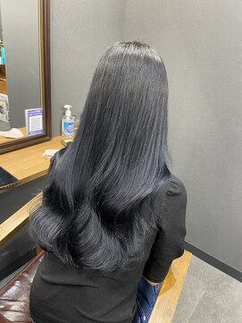 ボアップ(boappu) #ロングヘア#ブルーブラック#艶髪#トリートメント