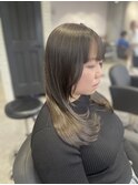 【Lee大阪店】オリーブグレージュ×レイヤー/新出