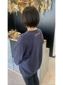大人かわいいショートボブ