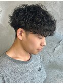 波巻きスパイラルパーマメンズパーマメンズマッシュ高崎群馬眉毛