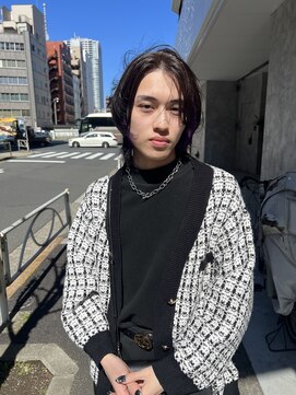 ネイロ 錦糸町(NeiRo) アッシュブラックカルマパーマベリーショートダークアッシュ