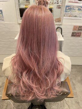 チャンプ 高の原店(Champ) ロング×ピンクカラー