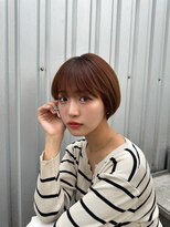 ジーナ 高田馬場(Zina)&nbsp;髪質改善＊前髪ありマロンブラウン＊美髪【Zina高田馬場】