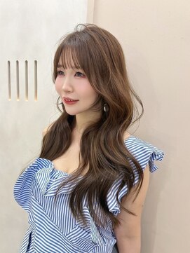 ジーナ 熊本(Zina) 髪質改善＊くすみベージュロング＊美髪【Zina 熊本】