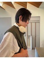 ローレン(LOREN)&nbsp;ベリーショート/ダークアッシュ/ニュアンスパーマ/韓国マッシュ