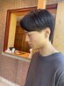 メンズカット+眉カット