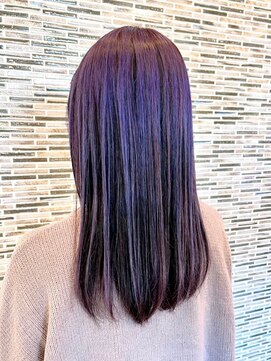 リシェール 北越谷店(RICHAIR) 黒髪 ボブルフ ネビージュ 小顔 ワンレン 北越谷 髪質改善 前髪