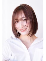 ドットハリス(.Hallis)&nbsp;大人可愛いレイヤーボブ/2wayバング/アッシュベージュ