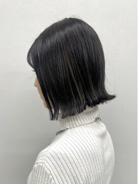 コード 四条河原町駅店(CHORD) 切りっぱなしボブ/外ハネボブ/暗染/透明感/韓国風/10代20代30代