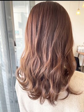 ビューティービースト 西町店(beauty:beast) 大人可愛いピンクブラウン/ミディアム/ウェーブカール