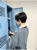 【Cuem菅原】前髪無しハンサムショートジェンダーレス首長小顔