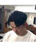 メンズカット+フェザーパーマ[千葉/大人メンズ/眉毛]11330円～