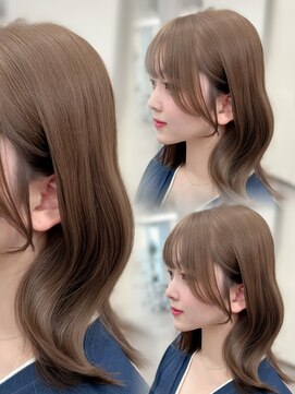 リッカ(LICCA) 〔LICCA AMANE〕透けるヘーゼルベージュ顔まわりカット