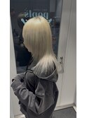 ウルフカット/中性ウルフ/ハッシュカット.ハイトーンウルフ