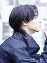 テン 心斎橋(tenn.)&nbsp;メンズセンターパート七三分けパートニュアンスパーマ刈り上げ