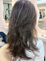 ヘアーサロングランデ(HAIR SALON GRANDE)&nbsp;ハイライトカラーミルクティーベージュレイヤーカット