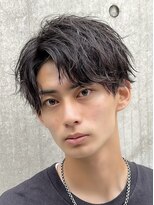 バイフィフス 原宿/表参道(by fifth)&nbsp;原宿微分けセンターパート緩めツイストスパイラルパーマ刈り上げ