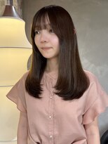 マイル 渋谷(mile)&nbsp;透明感ブラウン/ブリーチなしダブルカラー/レイヤーカット/渋谷