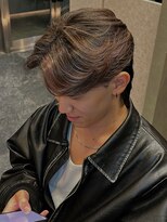 レーヴェンヘア バイ リセス(Leven hair by Recess)&nbsp;ピンクグレーバレイヤージュ