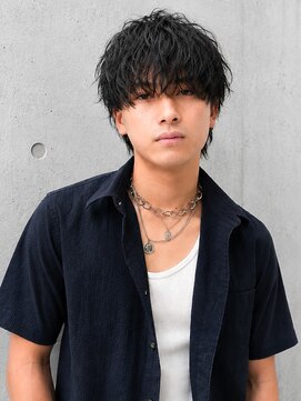 NYNY MEN 桂店【メンズサロン/メンズカット/メンズパーマ】【11/1OPEN(予定)】 マッシュヘア×シャドウパーマ×無造作へア