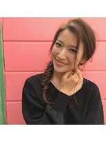 ハンモックヘアーサロン ココナ(Hammock Hair Salon COCONA) アッシュブラウン×フィッシュボーン