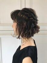 ネオリーブカフ 鶴ヶ峰店(Neolive caff)&nbsp;ボブでもゆるふわ☆ハーフアップ