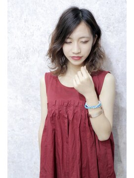 ベースヘアーデザイン(BASE HAIR DESIGN) ふんわりミディー♪