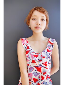 ブーケ(BOUQUET) 大人かわいい 短め斜めバング アシンメトリースタイリング