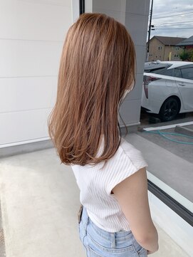 ナンバー(number+) 20代30代大人可愛い艶感ミルクティーベージュケアブリーチ