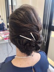 アップスタイル×ヘアセット