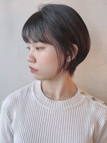 モリオフロムロンドン 原宿本店(morio from London)&nbsp;【morio 原宿】黒髪　ショート　大人可愛い　耳かけ　丸み